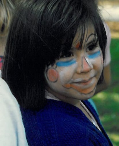 girl with the happiest colors